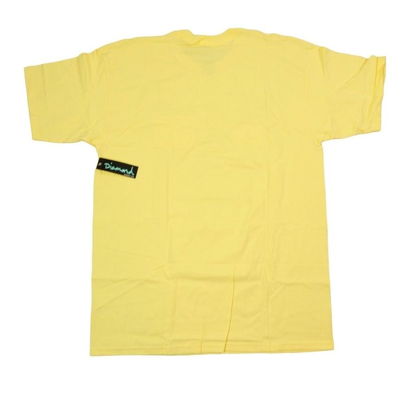 Diamond suplly co. t-shirt Large size/ short sleeve/ graphic tee in yellow color - Picture 3 of 5
